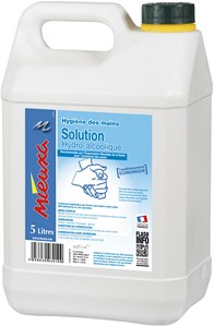 SOLUTION HYDRO-ALCOOLIQUE BIDON 5 L