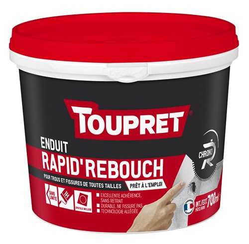 [3150090] TOUPRET HP RAPID'REBOUCH ALLEGE GRIS PATE 0,7 KG