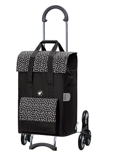 [6180014] POUSSETTE SCALA JARA 6 ROUES SAC RIGIDE  51 L NOIR