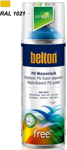 [3171290] BELTON FREE JAUNE COLZA BRILL 400ML