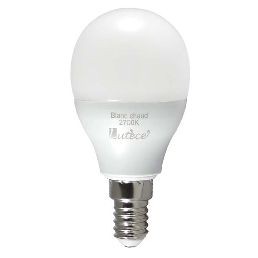 [2010072] AMP LED SPHERIQUE E14 7,3W 806 LM ANGLE 200° 827 BLIST 2