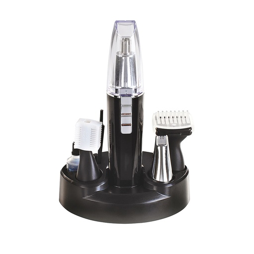 [7000108] SET TONDEUSE 4 EN 1 NOIR A PILES