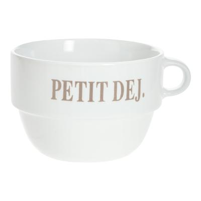 [6110270] DEJEUNER BLANC 62 CL Ø 13 - H 8,5 CM