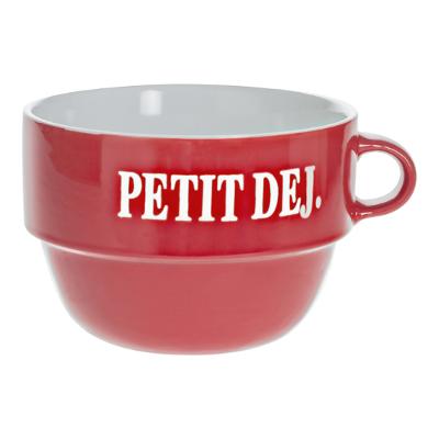 [6110271] DEJEUNER ROUGE 62 CL Ø 13 - H 8,5 CM