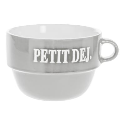 [6110272] DEJEUNER GRIS 62 CL Ø 13 - H 8,5 CM