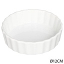 TARTELETTE Ø 12 - H 3,4 CM CERAM BLANC