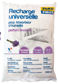 [3016618] RECHARGE LAVANDE POUR ABSORBEUR LARGE SEKOFIRST 1X800G