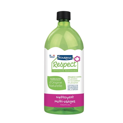 [3200004] STARWAX RESPECT NETTOYANT MULTI USAGES CONCENTRE TROPICAL 1L