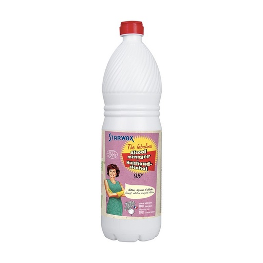 [3200040] STARWAX FABULOUS ALCOOL MENAGER 95° SANS PARFUM 1L