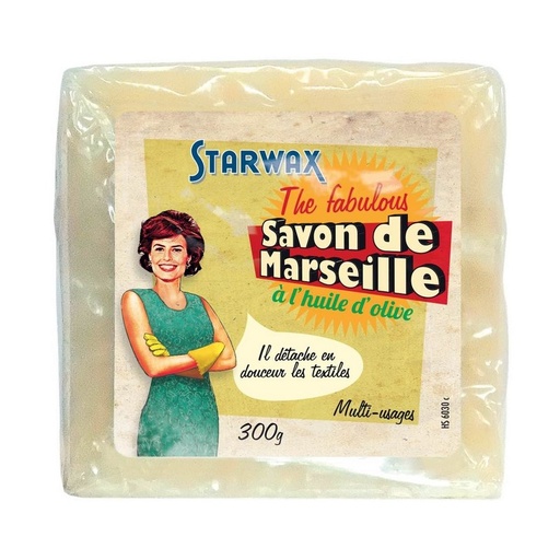 [3200044] STARWAX FABULOUS SAVON DE MARSEILLE OLIVE 300G