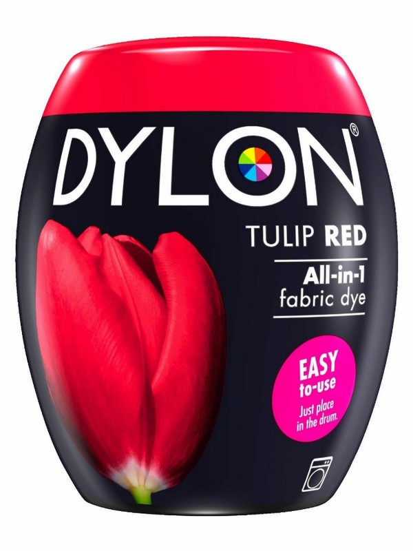 DYLON TEINTURE ROUGE VIF GRAND TEINT POD 350G MACHINE 40°