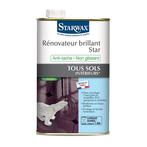 [3200120] STARWAX RENOVATEUR BRILLANT TOUS SOLS 1L