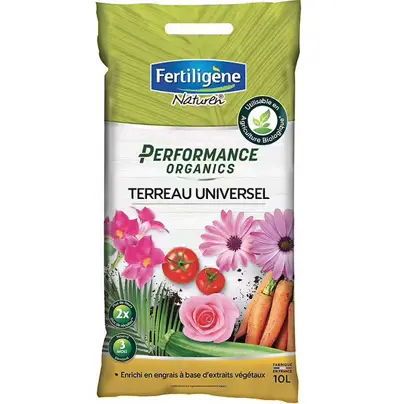 [6190111] FERTILIGENE PERFORMANCE TERREAU UNIVERSEL 10L