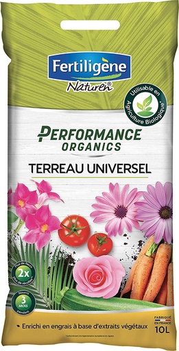 [6190111] FERTILIGENE PERFORMANCE TERREAU UNIVERSEL 10L