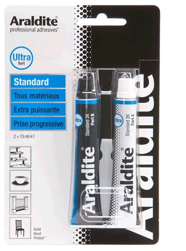 [3124650] ARALDITE PROGRESSIVE BLEU 2X15ML