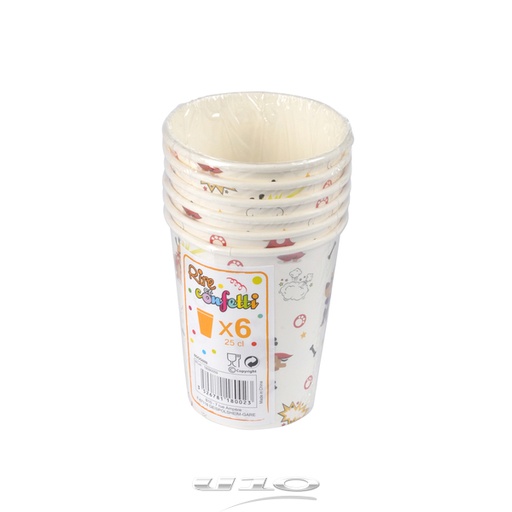 [6109652] GOBELET CARTON FESTIF *6