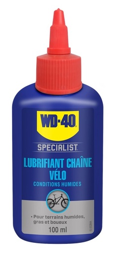 [3143482] WD-40 SPECIALIST Lubrifiant Chaîne Vélo Conditions Humides 100 ml