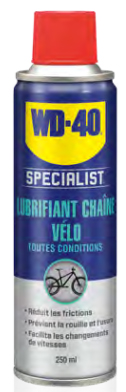 [3143485] WD-40 SPECIALIST Lubrifiant Chaîne Vélo Toutes Conditions 250 ml