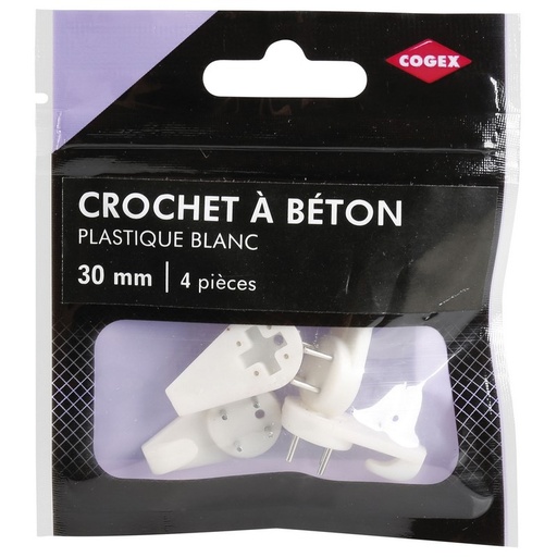 [0009915] CROCHET A BETON 30MM 4 PCS