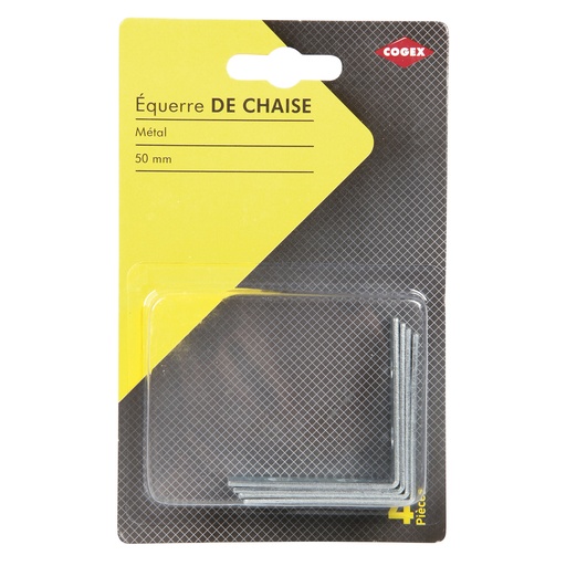 [0009920] EQUERRE DE CHAISE 50MM  4PCS