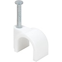 ATTACHE FILS BLANC Ø 8 MM SACHET DE 100