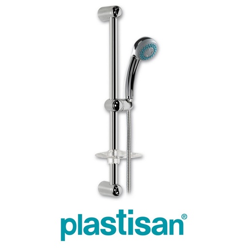 [0018291] ENSEMBLE BARRE 70007 CHROMEE 60CM+DOUCH DUO 3 JETS BLIST