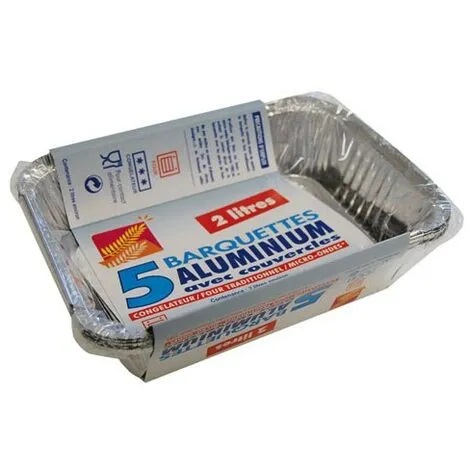 [6002128] BARQUETTE ALU 2L0 PAR 5 264X194X67MM