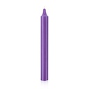 BOUGIE Ø 21 - 20CM VIOLET BOITE DE 12