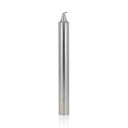 BOUGIE Ø 21 - 20CM ARGENT BOITE DE 8