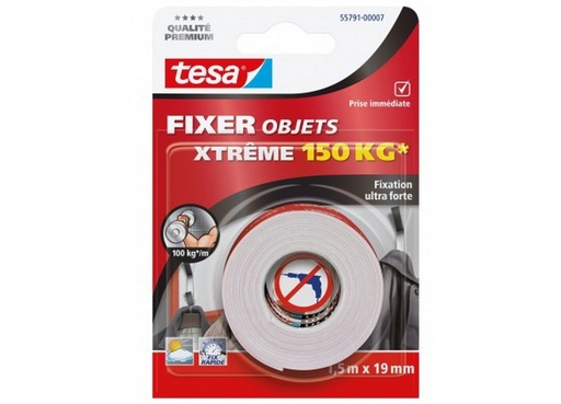 [3146004] TESA FIXER OBJETS EXTREME 150KG DBLE FACE 15X19