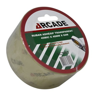 RUBAN EMBALLAGE ADHESIF 66M X 48 TRANSPARENT