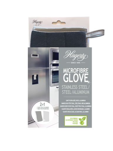 [3001723] MICROFIBER GLOVES STAINLESS STEEL 1