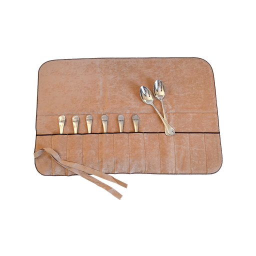 [3001742] SILVER GUARD (CUTLERY ROL - 12 FRUITS SPOONS) 59X40CM