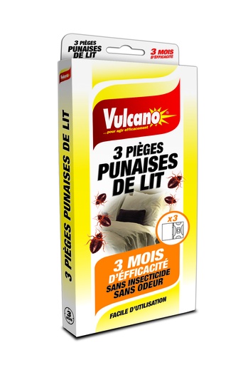 [3070026] VULCANO PIEGE PUNAISE DE LIT X3