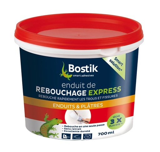 [3032024] BOSTIK ENDUIT REBOUCHAGE EXPRESS PATE POT 700ML