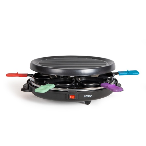 [7000140] APPAREIL A RACLETTE 800W - 6 PERSONNES