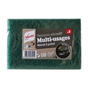 TAMPONS VERTS ABRASIFS X3 - VERITT