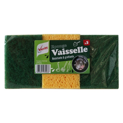 [3130002] TAMPON SUR EPONGE VEGETALE X3 - VERITT