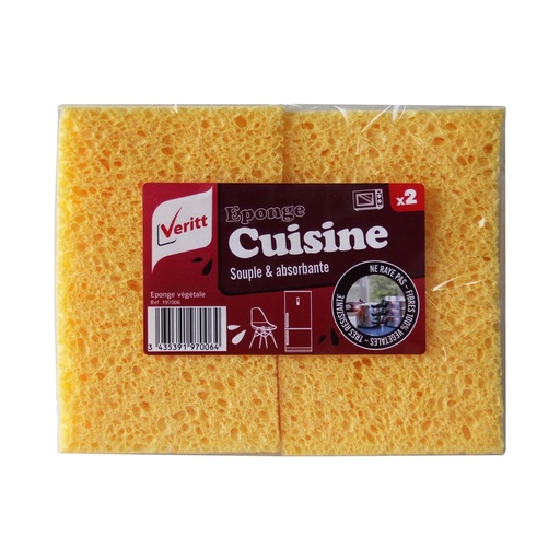 [3130005] EPONGE VEGETALE BLONDE X2 - VERITT