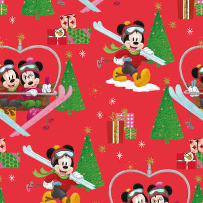 [6520139] PAPIER CADEAUX NOËL - ASSORTISSEMENT LICENCE DISNEY - L. 200 x P. 70 x H. 3,1 cm