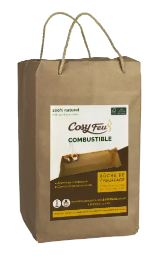 [3003900] BUCHES DE CHAUFFAGE X4 - 100% NATUREL