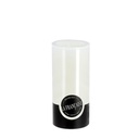 BOUGIE CYLINDRIQUE TEINTEE MASSE - Ø60mm - 150mm - BLANC +/- 70 Hrs