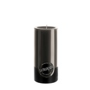 BOUGIE CYLINDRIQUE TEINTEE MASSE - Ø70mm - 150mm - NOIR +/- 75 Hrs