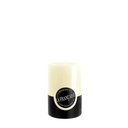 BOUGIE CYLINDRIQUE TEINTEE MASSE - Ø70mm - 100mm - IVOIRE +/- 50 Hrs