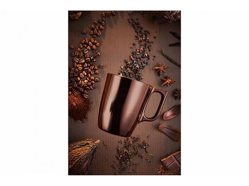 [6022701] MUG FLASHY CHOCOLATE T 25 CL Ø 7 - H 9 CM