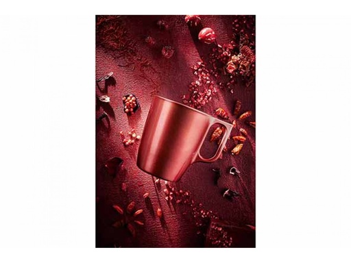 [6022704] MUG FLASHY ASTRAL RED T 25 CL Ø 7 - H 9 CM