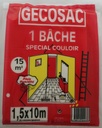 BACHE 1.5M X 10M 50 MICRONS COULOIRS