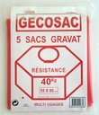 POCHETTE DE 5  SACS GRAVATS 40 KG