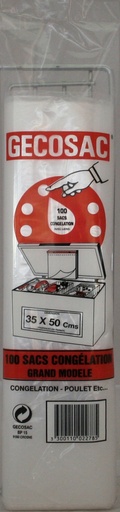 [3123142] POCHETTE DE 100 SACS CONGELATION 35 x 50 cm