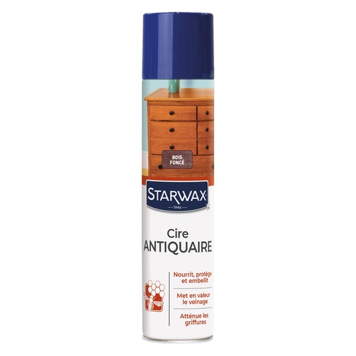 [3200171] STARWAX CIRE ANTIQUAIRE AERO BOIS CIRÉS TON FONCE 300ML
